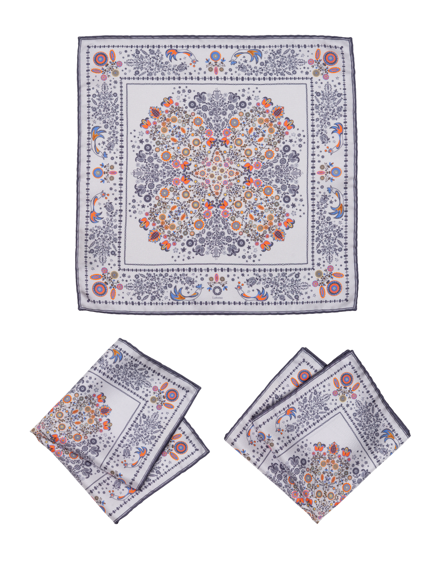 Картинка Шовкова хустина паше «Слобожанщина. Ранкова роса»